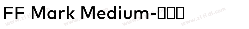 FF Mark Medium字体转换